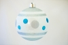 Изображение Елочный шар  пластиковый матовый с рисунком диаметр 250мм Серебро  интернет магазин Иватек ivatec.ru